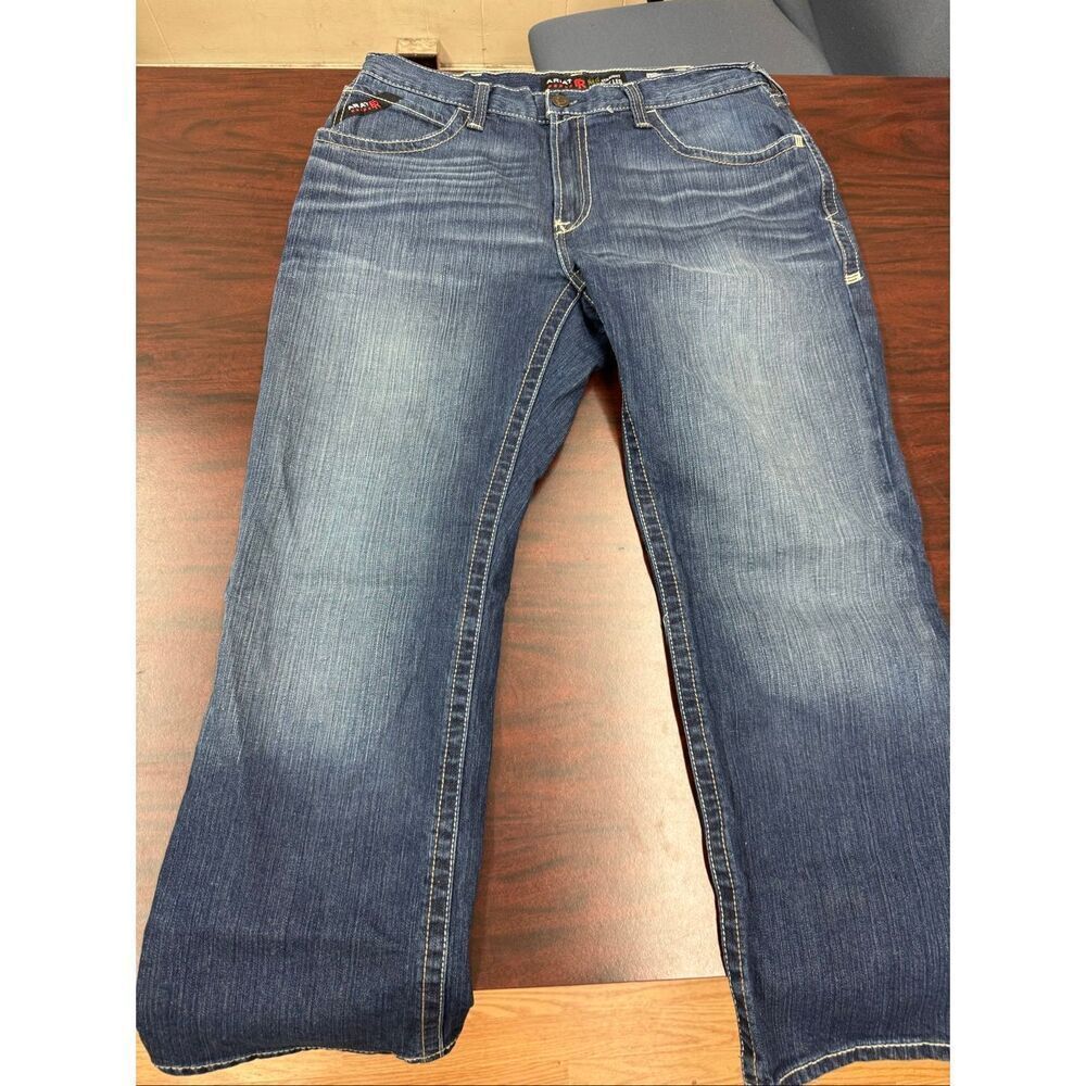 Ariat Mens Flame Resistant M5 Straight Leg Jeans Size 35/30